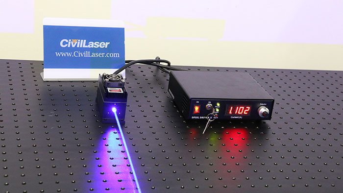 460nm 1500mW Láser semiconductor Azul Diode Laser
